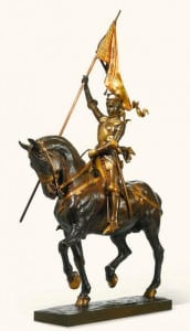 Statuette Jeanne d'Arc Emmanuel Frémiet : expertise en taxatie