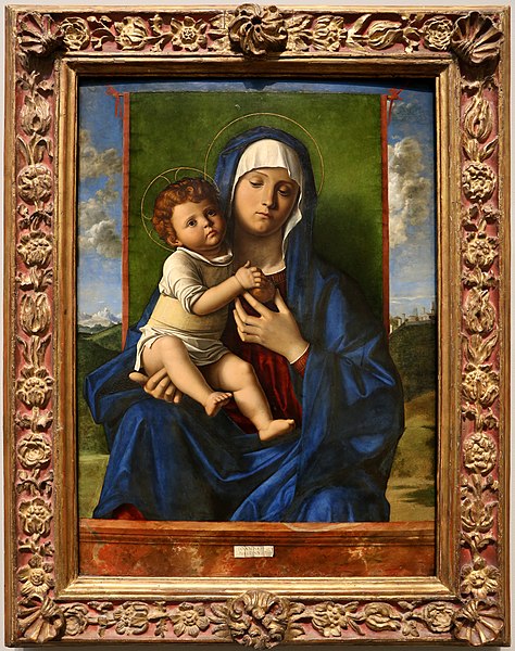 Giovanni Bellini, Virgen y el niño, 1485-1490, National Gallery, Londres Tasación gratuita Giovanni Bellini