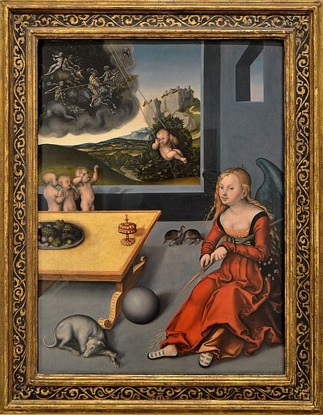 "La Melancolía" (Lucas Cranach el Viejo, 1472-1553) - Colmar (Alto Rin) - Museo Unterlinden Tasación gratuita Lucas Cranach el Viejo