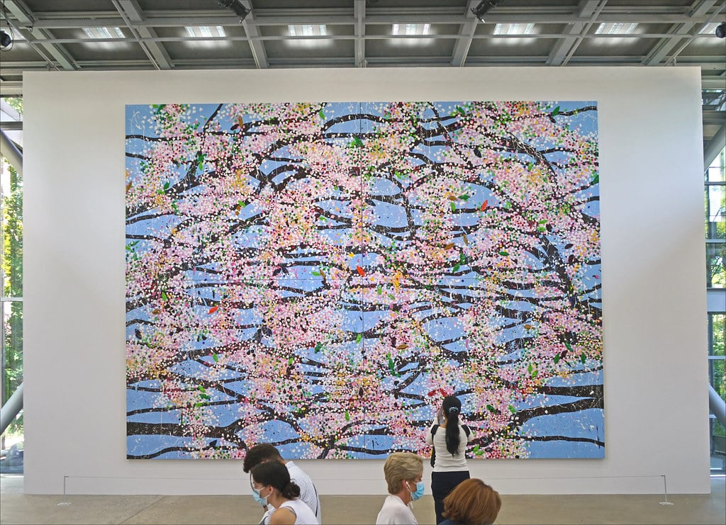 "Ciliegi in fiore" di Damien Hirst (Fondazione Cartier, Parigi) Stima Damien Hirst gratuita