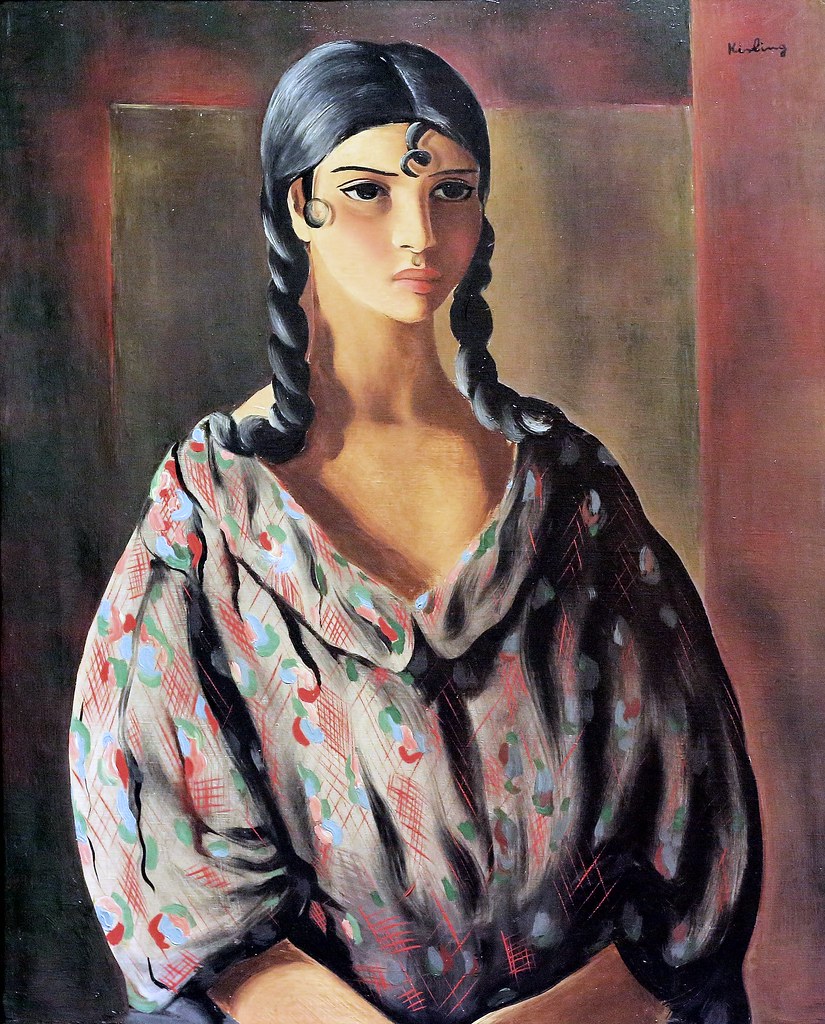 Moïse Kisling. 1891-1953. La Gitane. 1940. Orléans Musée des Beaux Arts Estimation Moïse Kisling gratuite