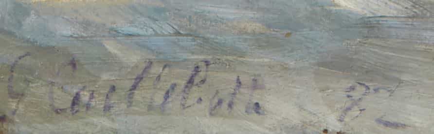 Firma Gustave CAILLEBOTTE