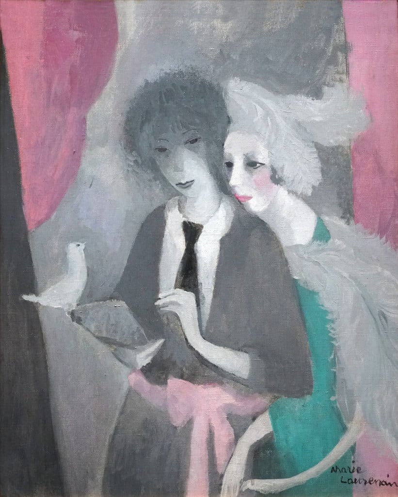 Marie Laurencin, Mujeres con la paloma, 1919 Tasación Marie Laurencin gratuita
