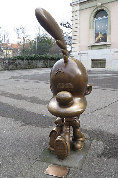 Scultura di Titeuf (ZEP)
