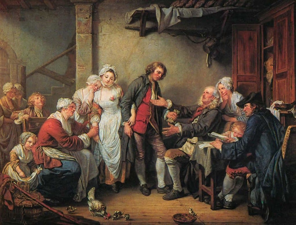 L'accordée de Village - Jean-Baptiste Greuze