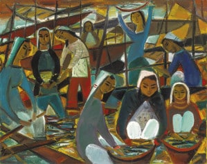 Schilderij Lin Fengmian : gratis expertise en taxatie @Art Experts