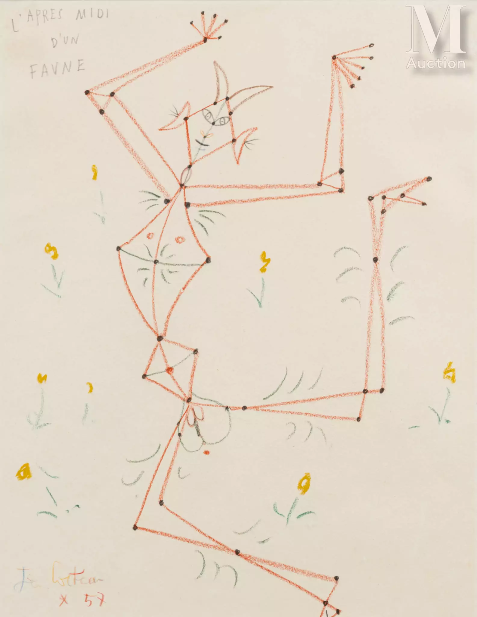 Jean Cocteau cotización del artista: peritaje y tasación