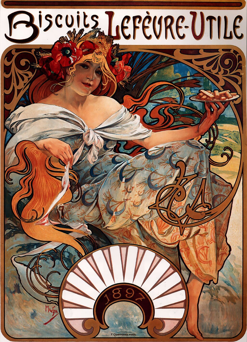 Estimation affiche LU Alfons Mucha : prix et cote - gratuit en 24h
