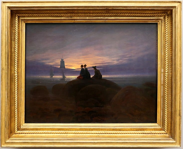 Caspar David Friedrich, Lever de la lune sur la mer, 1822 Estimation Caspar David Friedrich gratuite