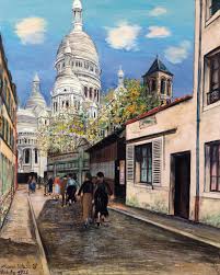 Maurice Utrillo - Rue du Chevalier de la Barre [1926] Estimation Maurice Utrillo gratuite