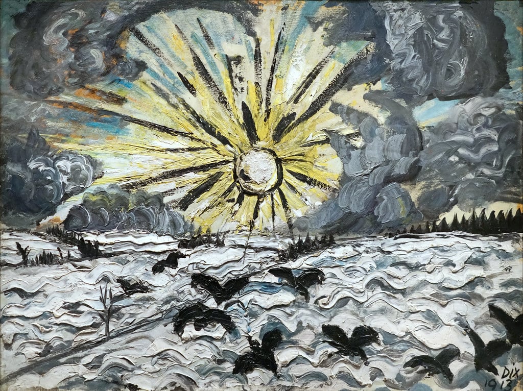 "Soleil levant" d'Otto Dix Estimation Otto Dix gratuite